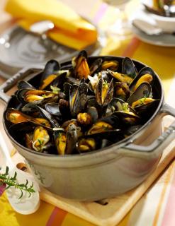 moules marinières au thym