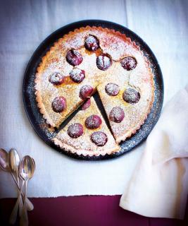 tarte amande raisin