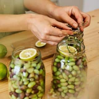 recette olives en saumure