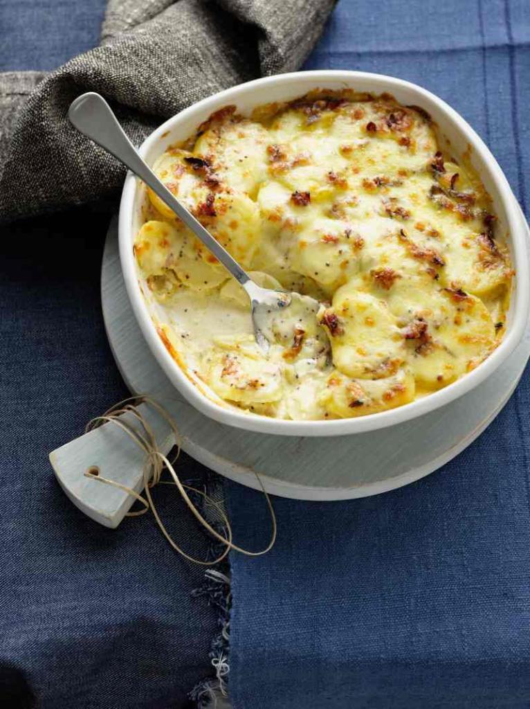 Recette de gratin de pommes de terre au fromage frais