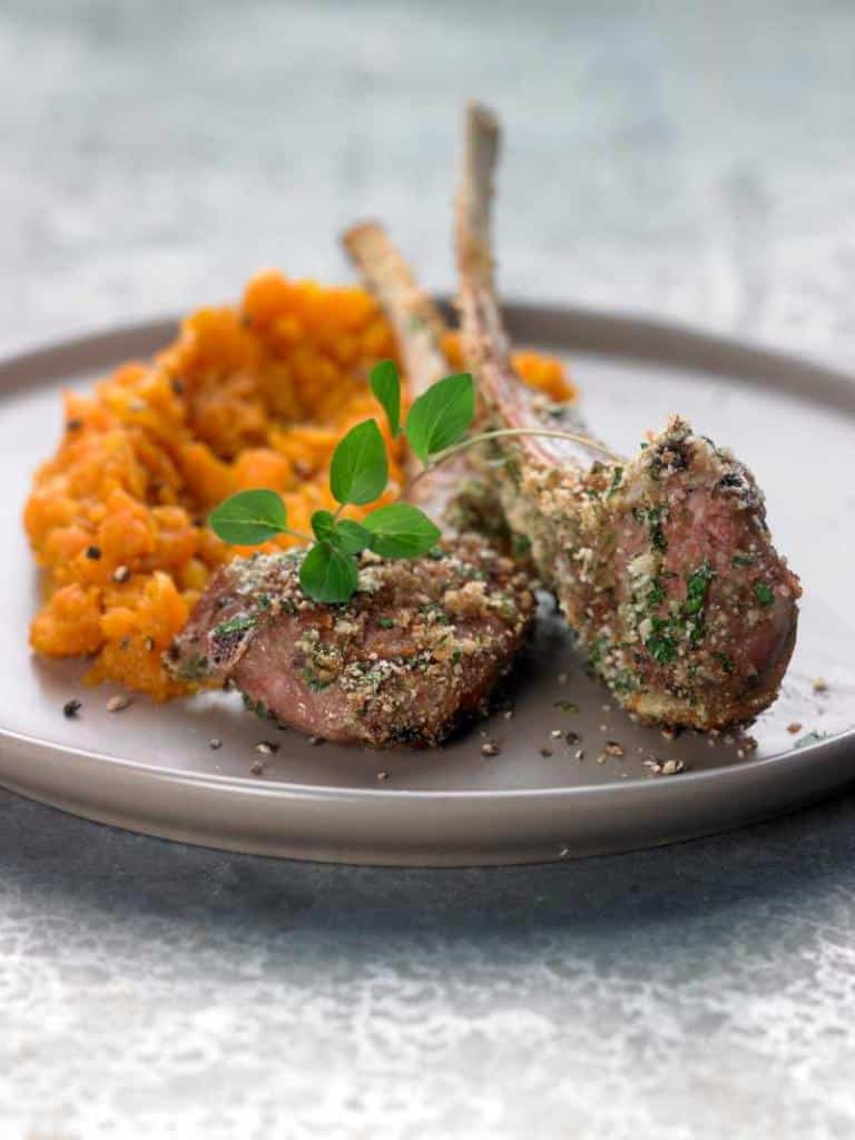 Recette de côte d’agneau et purée de carottes