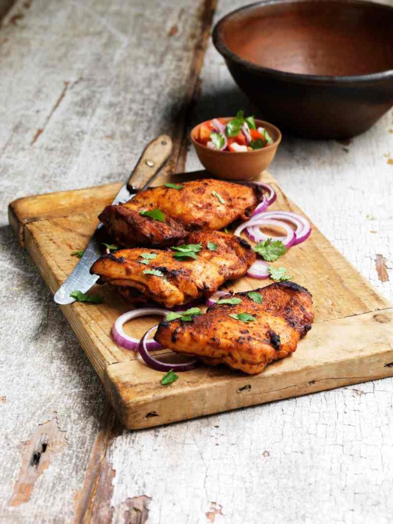 Recette escalope de poulet marinée tandoori