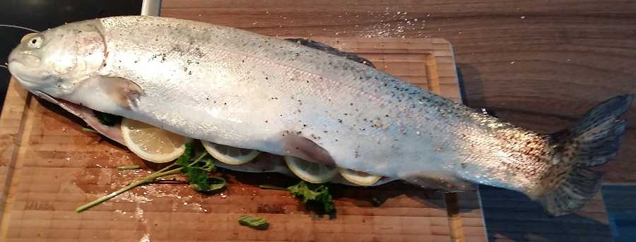 recettes avec de la truite