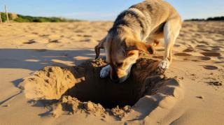 chien qui gratte son panier raisons