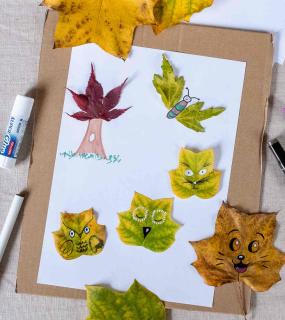 activite enfants feuilles arbre automne