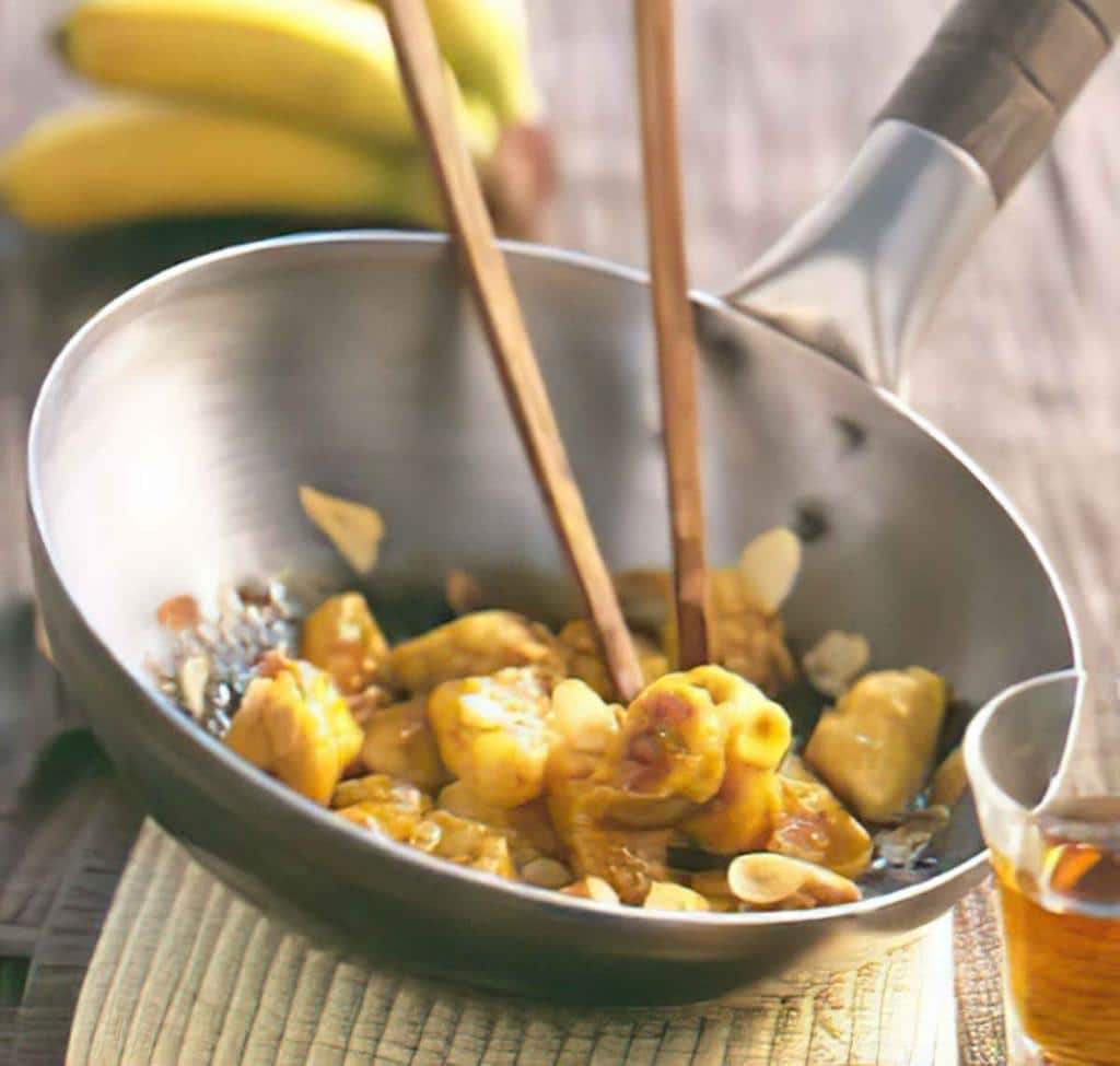 Bananes-au-wok-sauce-caramel - Bananes au wok, sauce caramel