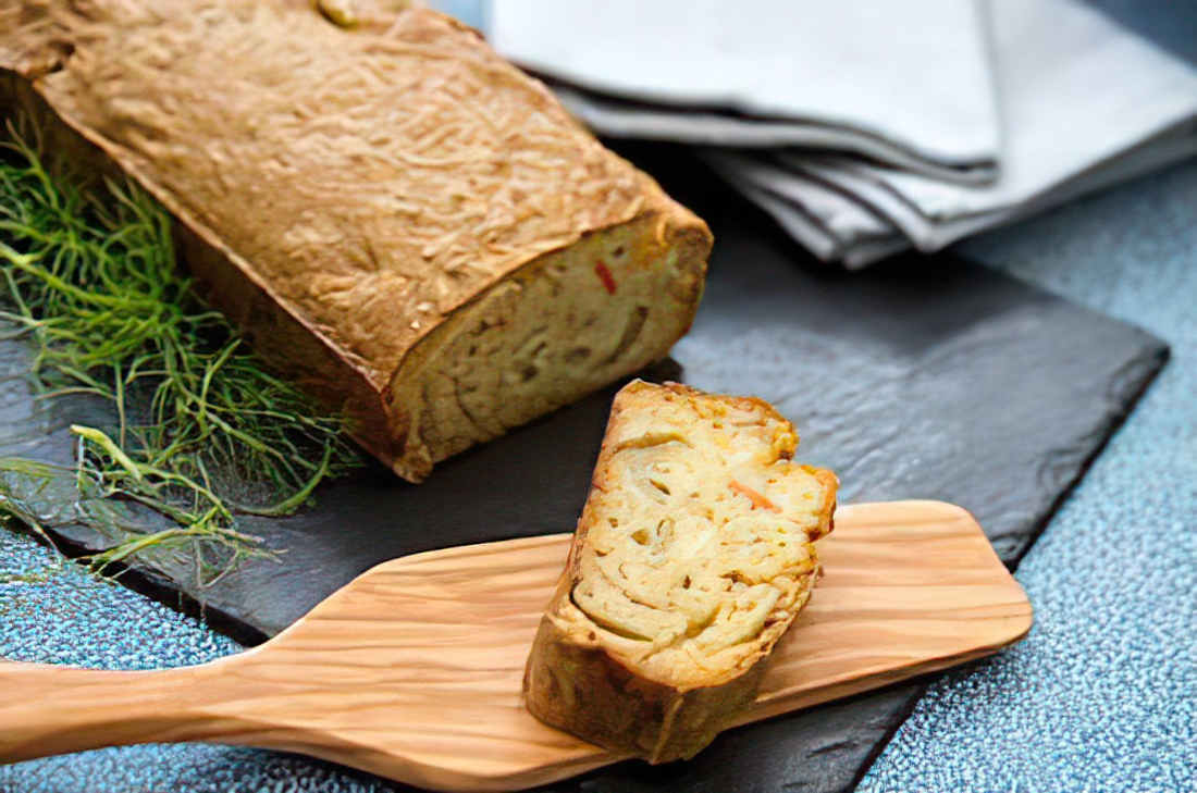 Cake au crabe et au fenouil