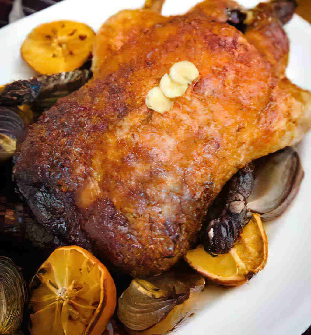 Canard des marais au gingembre et sa purée au beurre d'épices