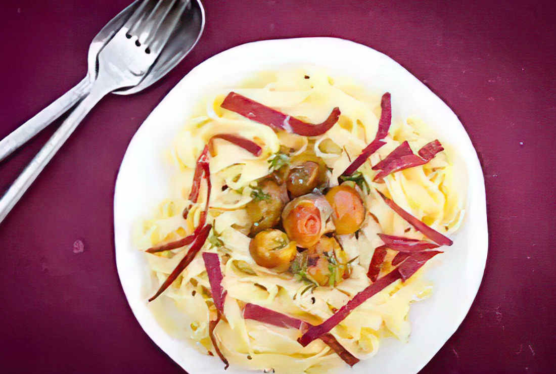 Tagliatelle aux mirabelles