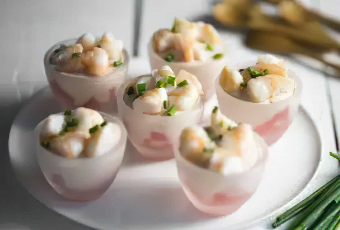 Verrine de gambas recette