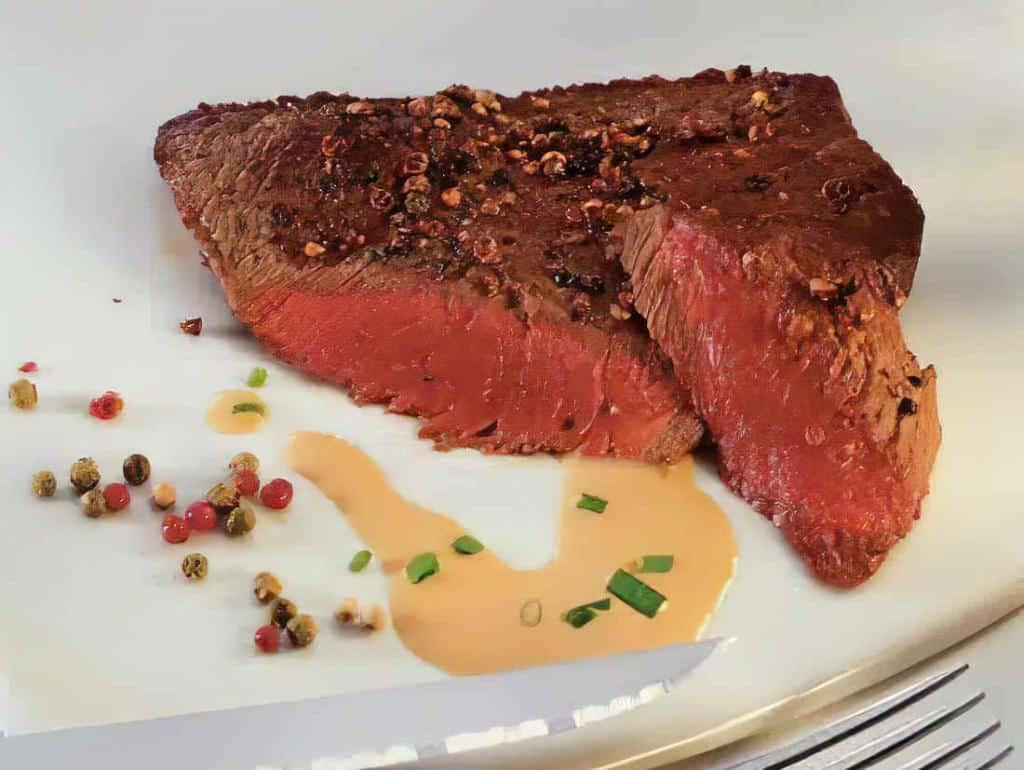 pavé de boeuf sauce poivre recette