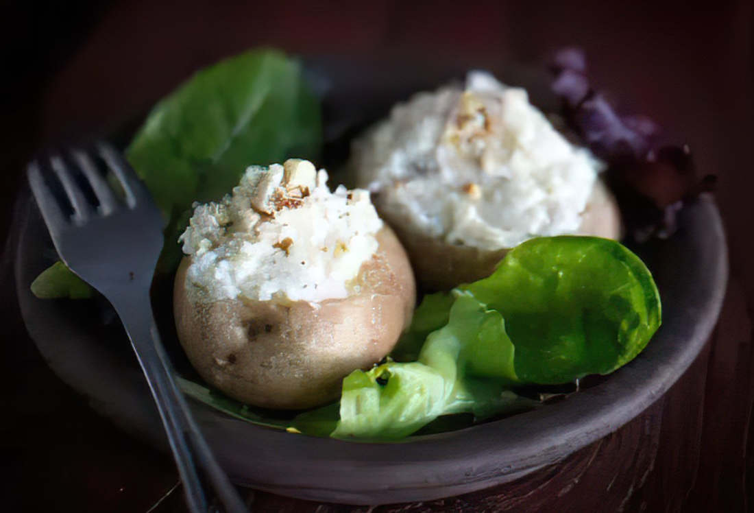 Pommes de terre farcies aux Petits Louis