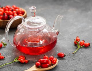 tisane infusion cynorrhodon fruit rosier