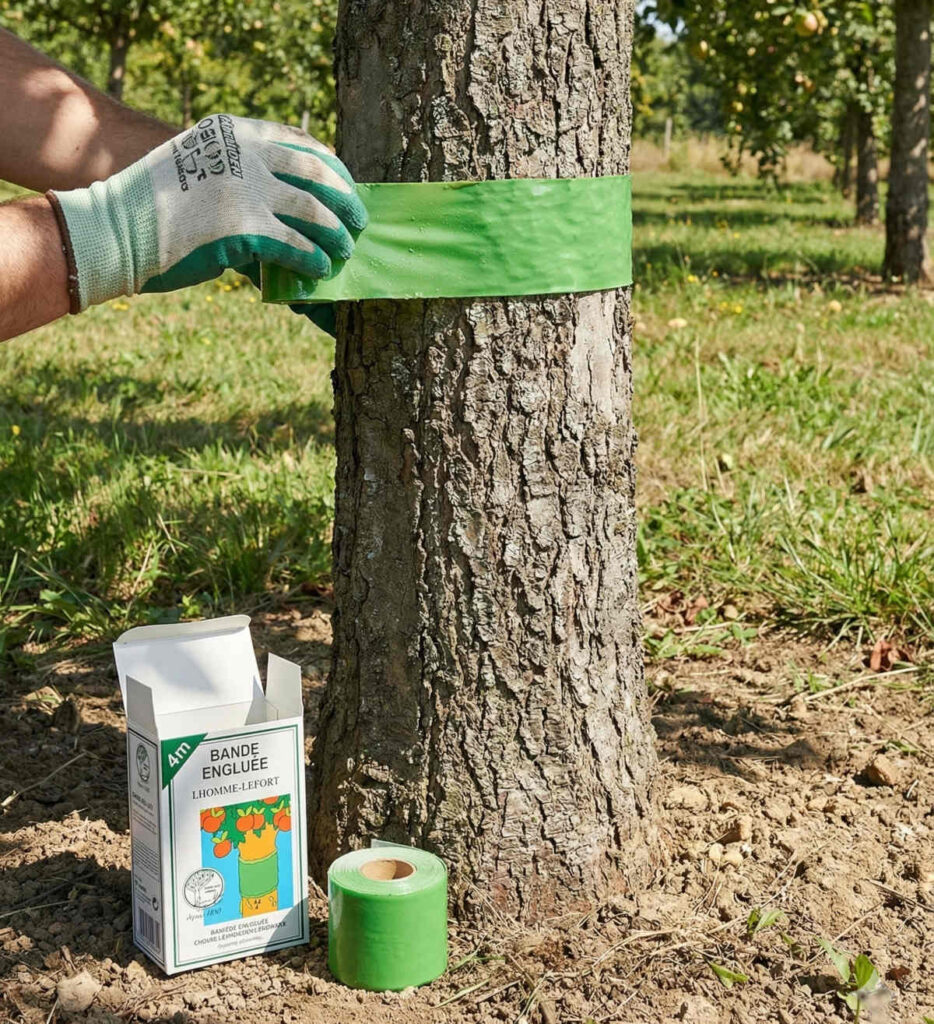 Bande engluée utilisation