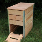 Composteur STEEL avec trappe 246 litres