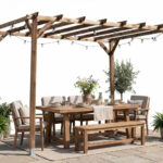 Pergola Magdalie espace repas