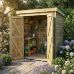 armoire abri de jardin bois grande taille