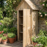 armoire en bois avec porte haute wissant