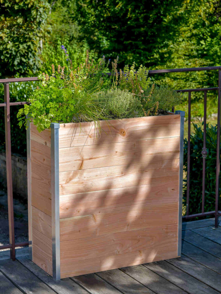 bac en bois haut design