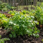 Graines de coriandre en gros plan, paquet de 200 graines