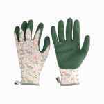 gant jardinage femme motifs fleurs