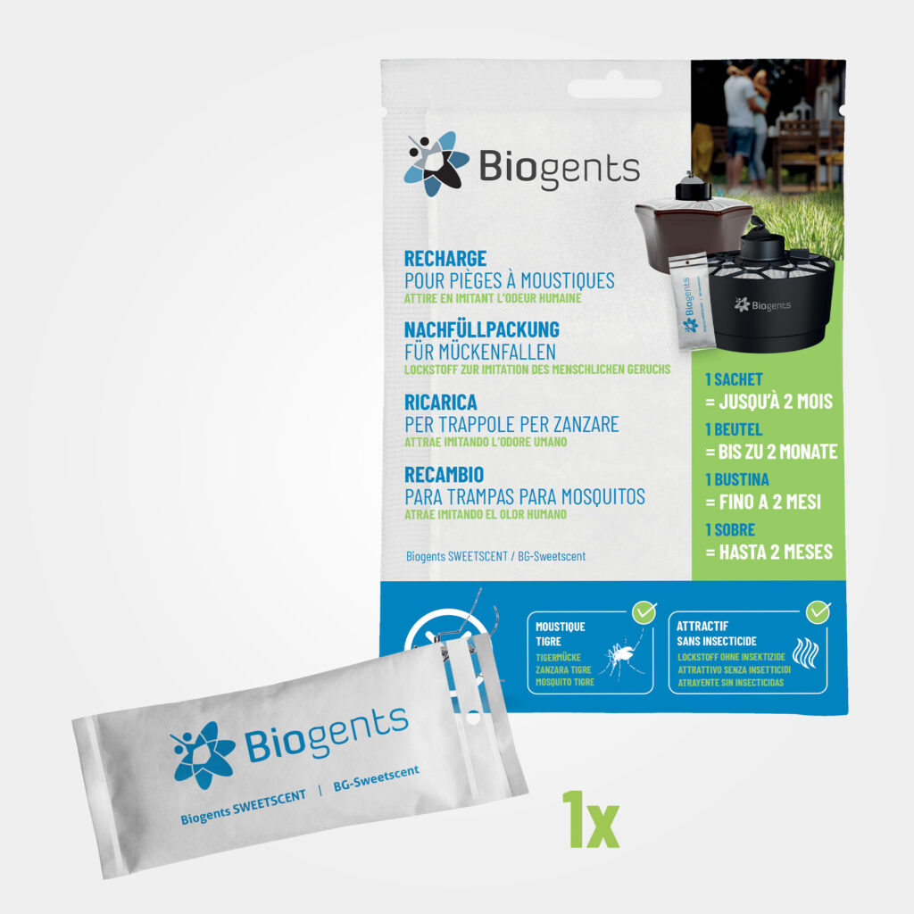 Recharge Biogents SWEETSCENT sachet attractif à moustiques 2 mois