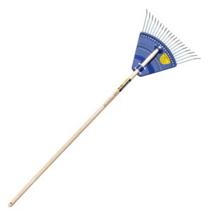 Balai à Gazon PP/Acier 22 Dents Plates - Portée Droite 1,50m