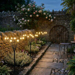 piquet solaire led eclairage jardin