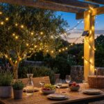 Guirlande LED Solaire 10m - 100 LED Étanche - Blanc Chaud