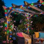 Guirlande Solaire Micro-LED 10m Multicolore - 100 LED Festives