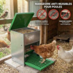 Mangeoire Anti-Nuisibles 5 kg pour Poules