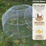 cage poule grillage artisanal