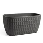 Jardinière Rectangulaire Tyle Anthracite -  Design pour Terrasse et Jardin