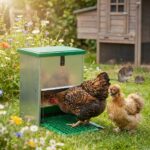 Mangeoire Anti-Nuisibles 20 kg pour Poules - Système à Pédale Sécurisé