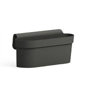 Balconnière suspendue Cleo Anthracite - Jardinière avec réservoir d'eau