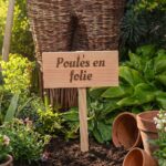 Pancarte en Bois Gravée pour Jardin - Décoration Extérieure Artisanale