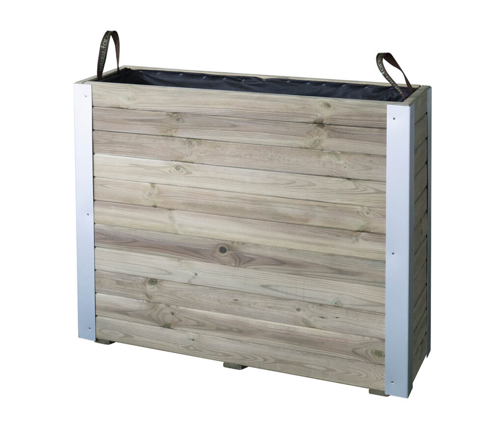 Bac Bambou - Traité - 100 x 30 x 78,5 cm