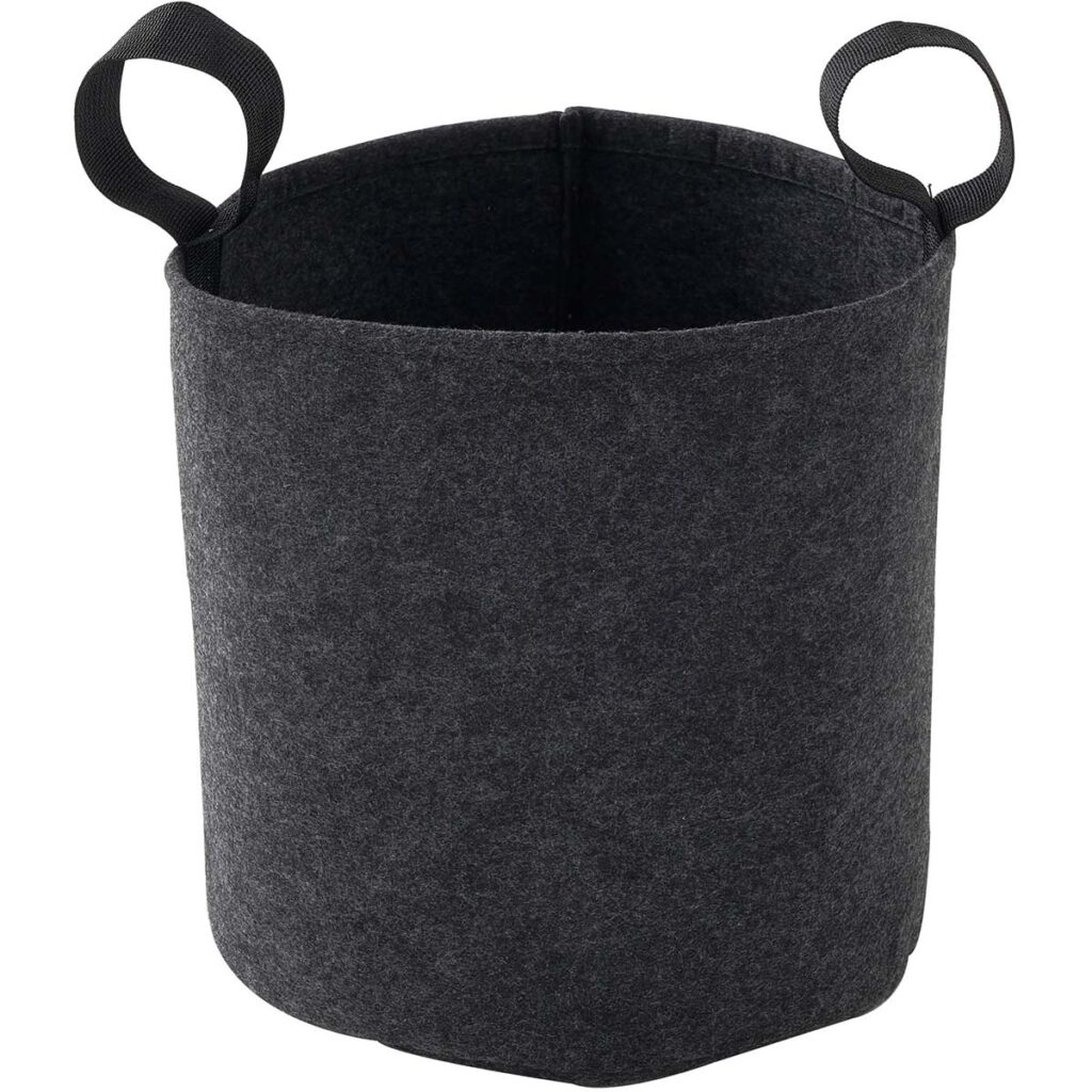Sac plantation feutre géotextile ø 15 cm 2,7 L Gris Anthracite - Bag 4 Plant