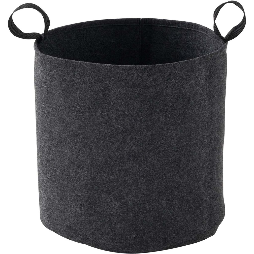 Sac plantation feutre géotextile ø 40 cm 50,3 L Gris Anthracite - Bag 4 Plant