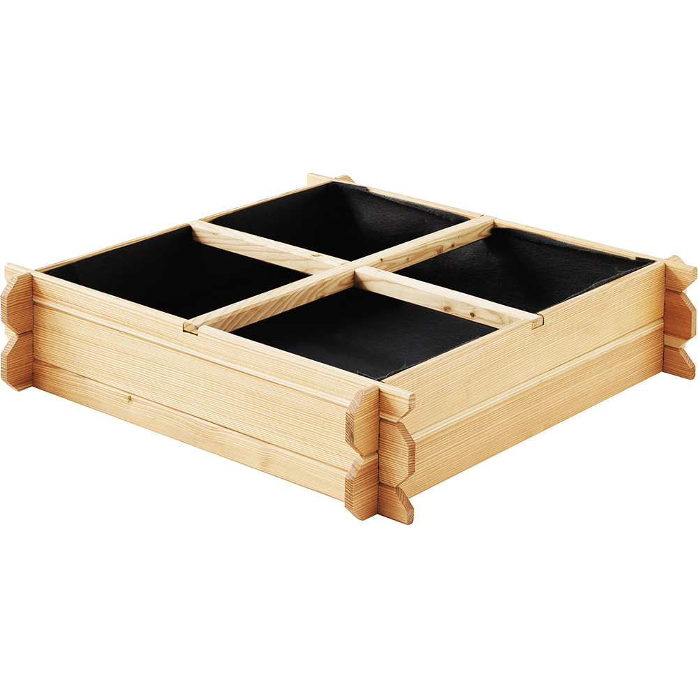 Carré potager au sol Freya 115L - Mélèze