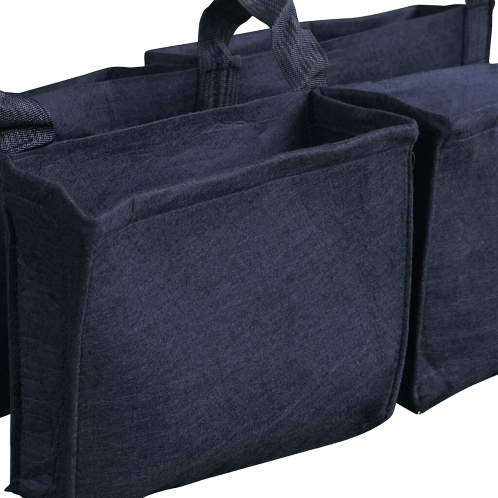 Balconnière 4 sacs noirs en feutre géotextile - Bag 4 Plant