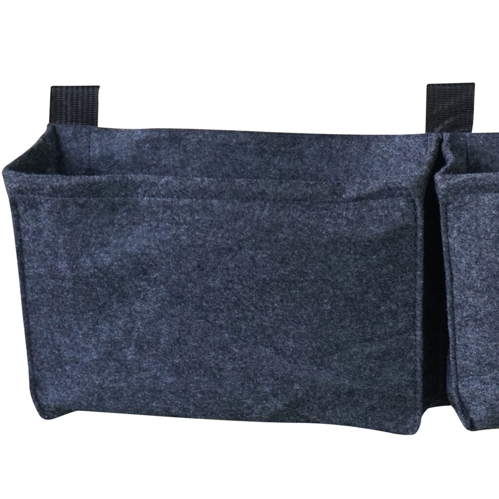 Balconnière 2 sacs gris en feutre géotextile - Bag 4 Plant