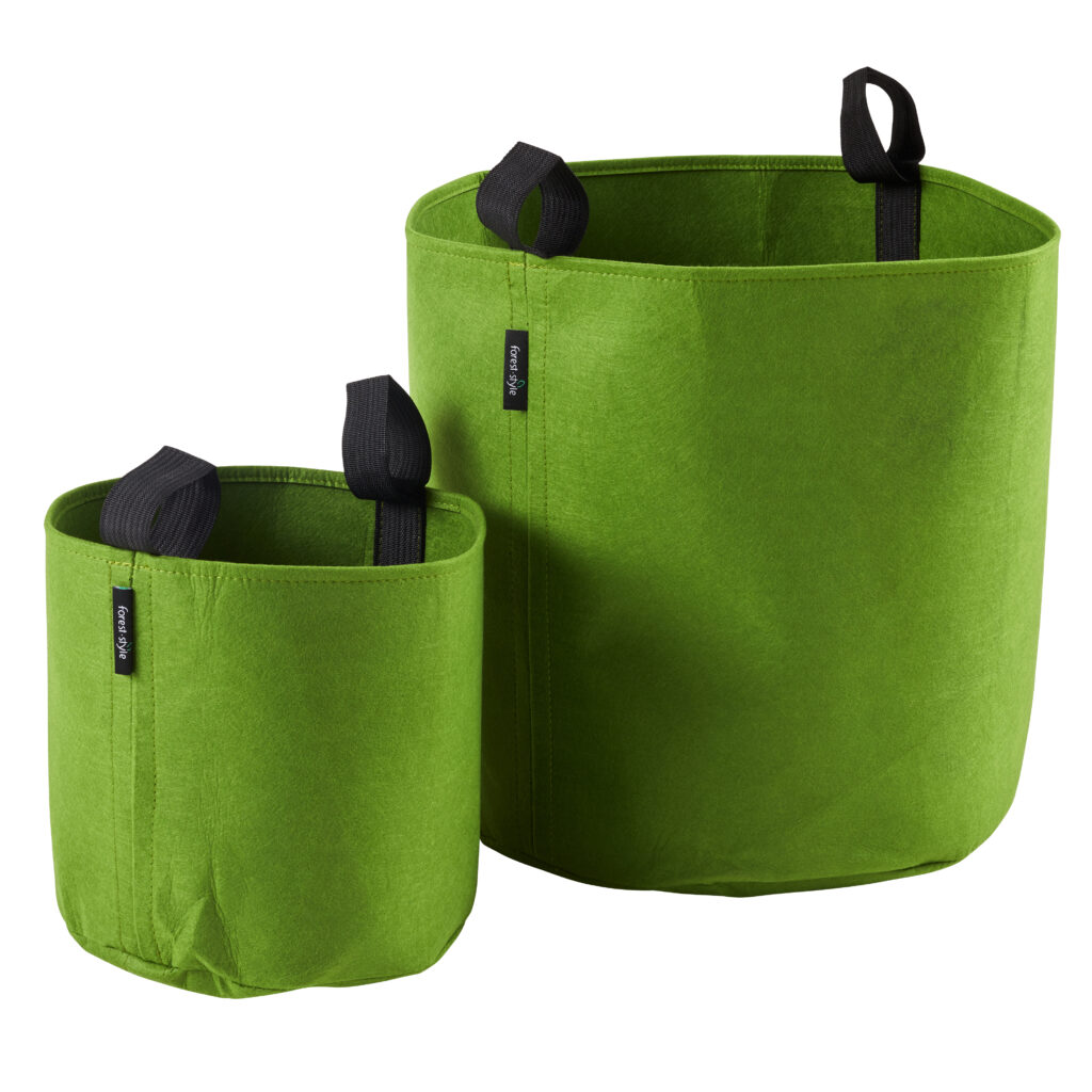 Sac plantation feutre géotextile ø 25 cm 12,3 L vert - Bag 4 Plant