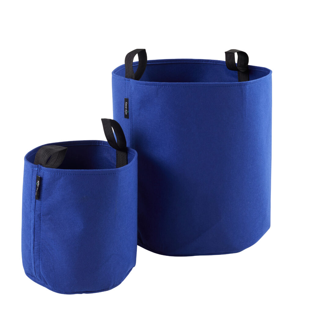Sac plantation feutre géotextile ø 25 cm 12,3 L bleu - Bag 4 Plant
