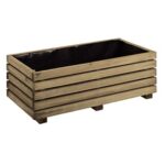 Bac à fleurs rectangle KUB - 80 x 40 x 27 cm