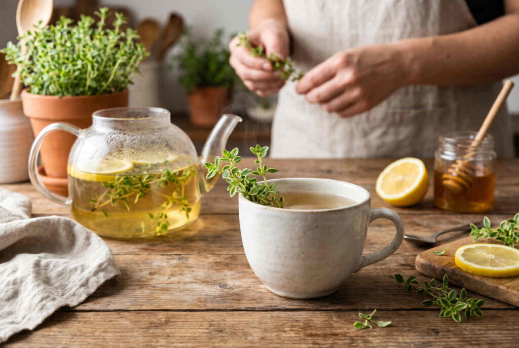 Infusion thym citron