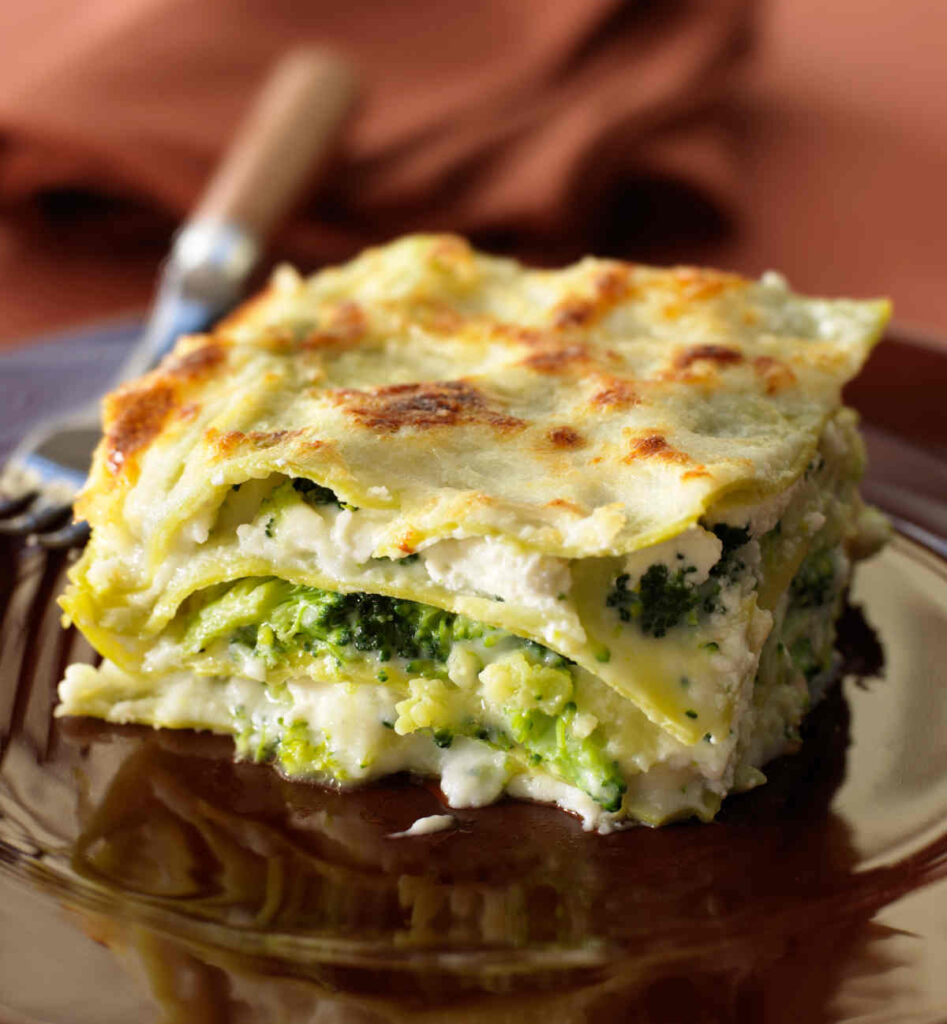 Lasagnes chou romanesco brocoli