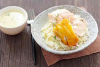 Choucroute de poissons au thym