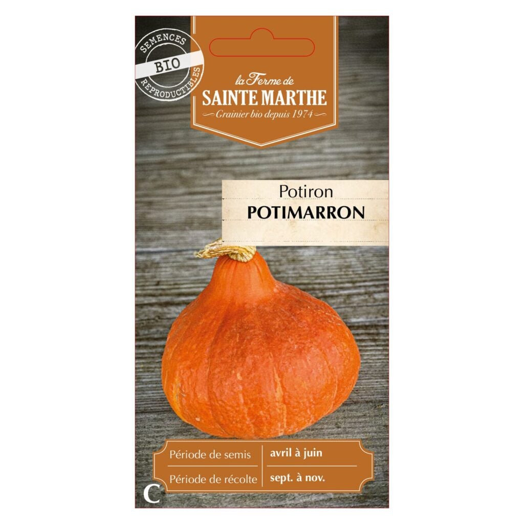 Potimarron Bio - 15 graines — sachet recto