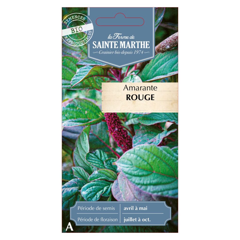 Amarante Rouge - 250 graines bio — sachet recto